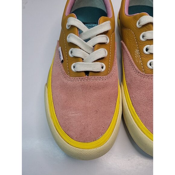 Vans Sneakers Era LX Suede Leather Rust Blue Pink Lace Up Sz Men 4.5 Women 6, EC - Picture 8 of 16